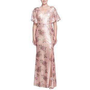 Marchesa Notte Womens Lucca Long Gown | Size 4